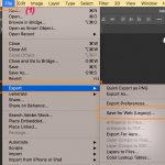 Save For Web trên Photoshop