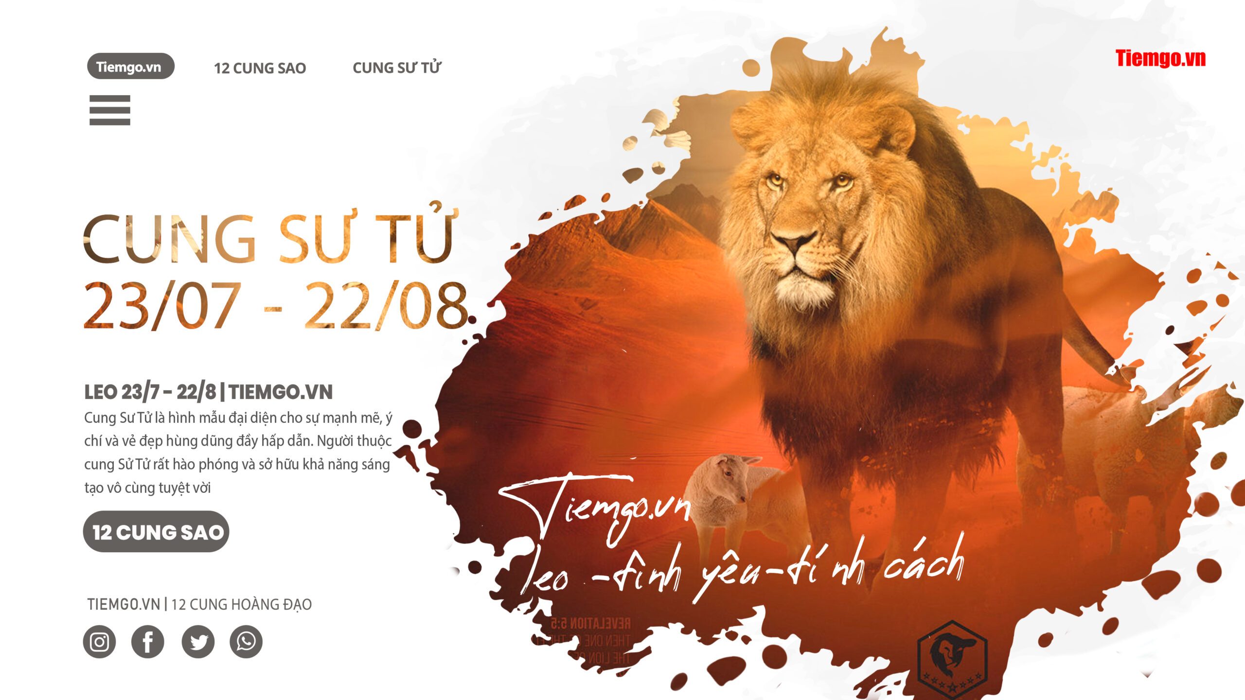 Ảnh bìa cung Sư Tử