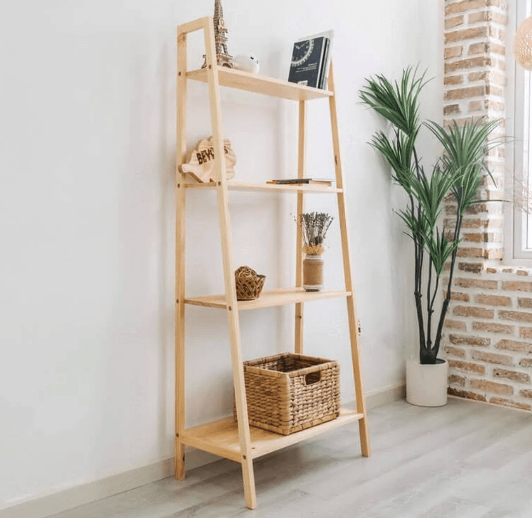 Kệ gỗ 4 tầng siêu dễ thương