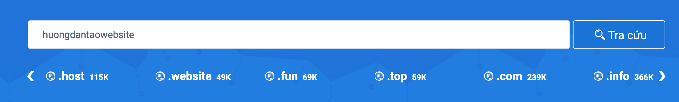 Nhập và tìm kiếm để mua tên miền đẹp