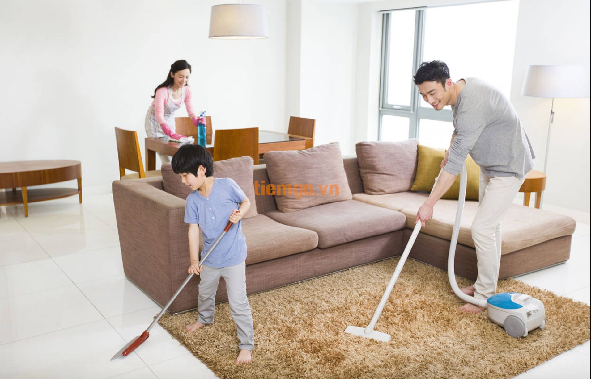 Dọn dẹp nhà cửa đón năm mới