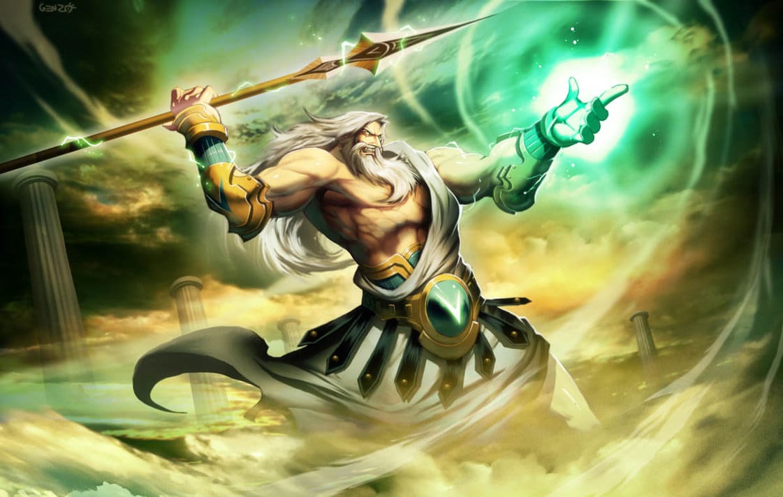 chủ nhân của đỉnh Olympus - thần Zeus