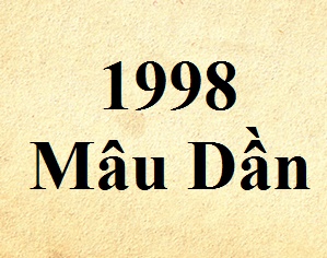 Tử vi người sinh năm Mậu Dần 1998